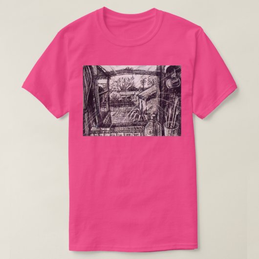 Morning door het keukenvenster in Mordialloc N T-shirt (Design voorkant)