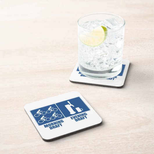 Morning Draft, Evening Draft Bier Onderzetter (Rechterzijde)