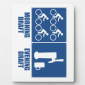 Morning Draft, Evening Draft Fotoplaat (Voorkant)