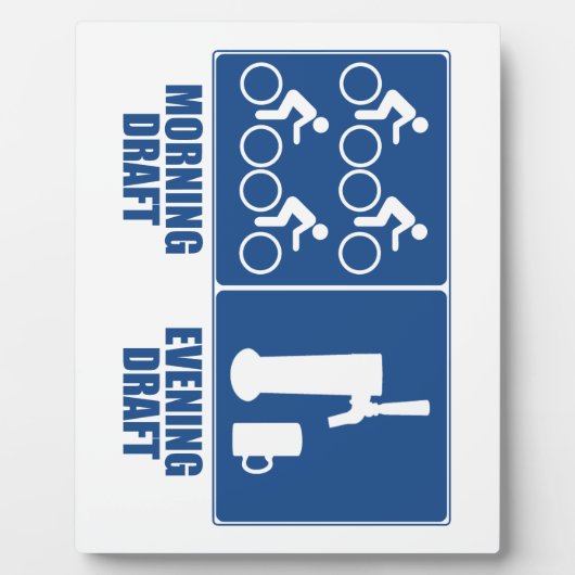 Morning Draft, Evening Draft Fotoplaat (Voorkant)