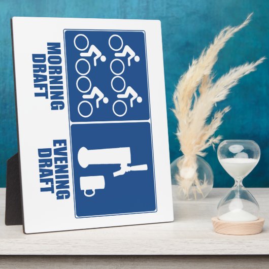 Morning Draft, Evening Draft Fotoplaat (Zijkant)