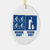 Morning Draft, Evening Draft Keramisch Ornament (Rechts)