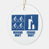 Morning Draft, Evening Draft Keramisch Ornament (Links)