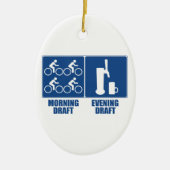 Morning Draft, Evening Draft Keramisch Ornament (Voorkant)