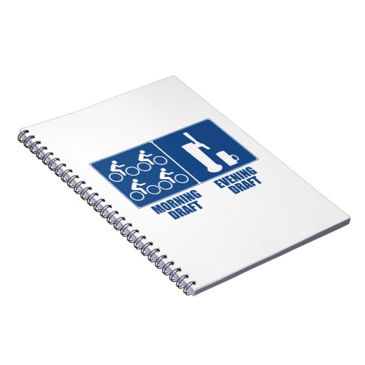 Morning Draft, Evening Draft Notitieboek (Rechterzijde)