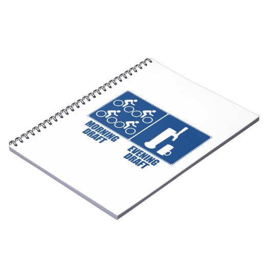 Morning Draft, Evening Draft Notitieboek (Linkerzijde)