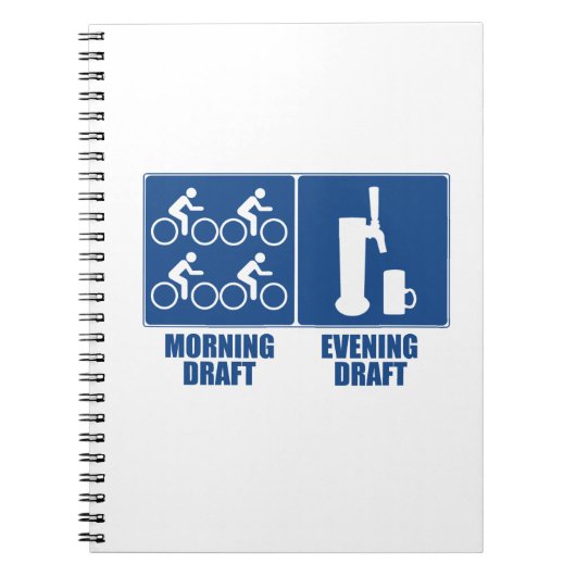 Morning Draft, Evening Draft Notitieboek (Voorkant)