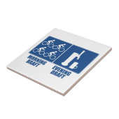 Morning Draft, Evening Draft Tegeltje (Zijkant)