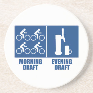 Morning Draft, Evening Draft Zandsteen Onderzetter