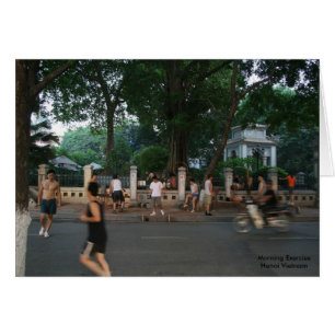 Morning Exercise * Hanoi Vietnam