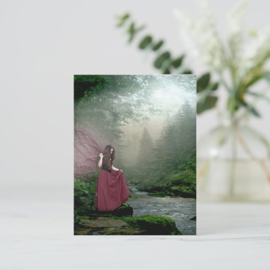 Morning Fairy Briefkaart (Staand voorkant)