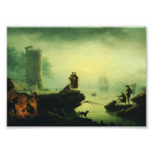 Morning Fog at sea by Joseph Vernet  Foto Afdruk (Voorkant)