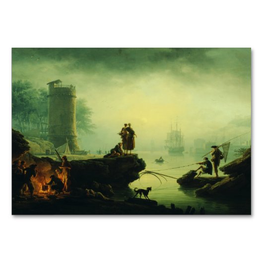 Morning Fog at sea by Joseph Vernet  Kaart (Voorkant)