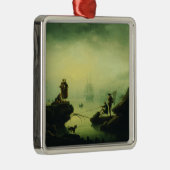 Morning Fog at sea by Joseph Vernet  Metalen Ornament (Rechts)