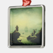 Morning Fog at sea by Joseph Vernet  Metalen Ornament (Links)
