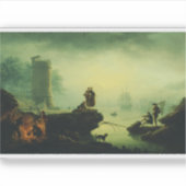 Morning Fog at sea by Joseph Vernet Sticker (Voorkant)