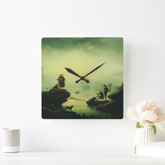 Morning Fog at sea by Joseph Vernet  Vierkante Klok (Huis)