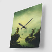 Morning Fog at sea by Joseph Vernet  Vierkante Klok (Hoek)