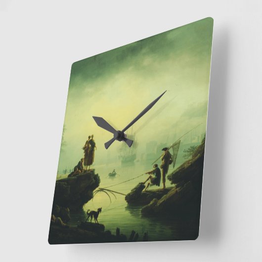 Morning Fog at sea by Joseph Vernet  Vierkante Klok (Hoek)