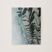 Morning Fog boven rijstvelden Legpuzzel (Verticaal)