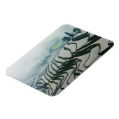 Morning Fog boven rijstvelden Magneet (Linkerzijde)