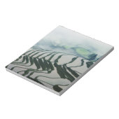 Morning Fog boven rijstvelden Notitieblok (Linkerzijde)