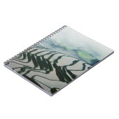 Morning Fog boven rijstvelden Notitieboek (Linkerzijde)