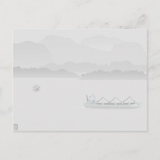 Morning Fog Briefkaart (Voorkant)