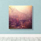 Morning Fog Canvas Afdruk (Insitu (Houten vloer))