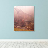 Morning Fog Canvas Afdruk (Insitu (Houten vloer))