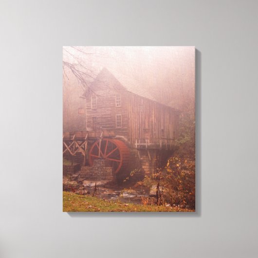 Morning Fog Canvas Afdruk (Voorkant)