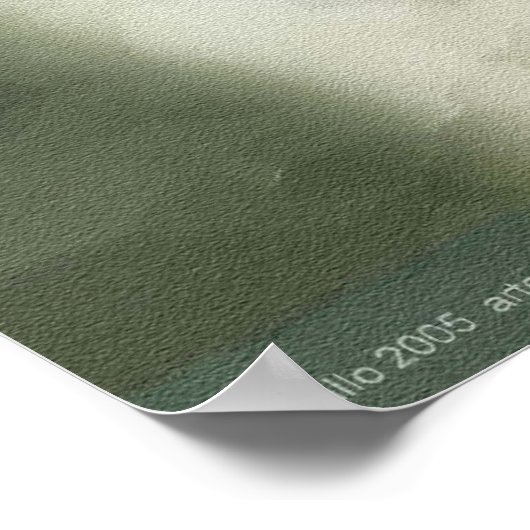 Morning Fog door Gregory Gallo Poster (Hoek)