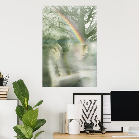 Morning Fog door Gregory Gallo Poster (Thuiskantoor)