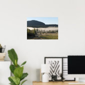 Morning Fog in de Adirondacks 5 Poster (Thuiskantoor)