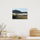 Morning Fog in de Adirondacks 5 Poster (Keuken)