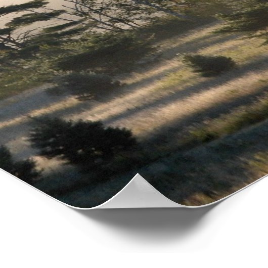 Morning Fog in de Adirondacks Poster (Hoek)