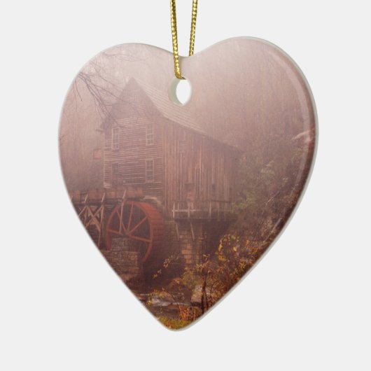 Morning Fog Keramisch Ornament (Links)