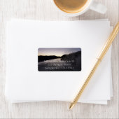 Morning Fog op de Jackson-rivier in Grand Teton Etiket (Insitu)