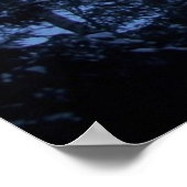 Morning Fog over het meer Poster (Hoek)