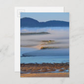 Morning fog over Netarts Bay, OF Briefkaart (Voorkant / Achterkant)