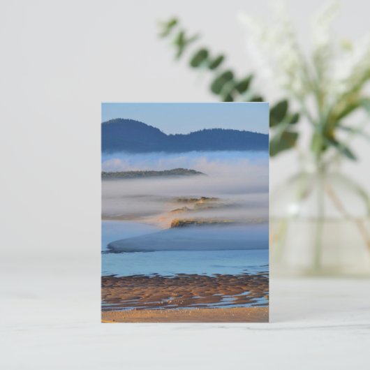 Morning fog over Netarts Bay, OF Briefkaart (Staand voorkant)