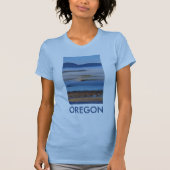 Morning fog over Netarts Bay, OF T-shirt (Voorkant)