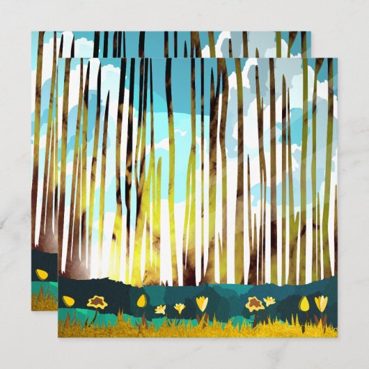 Morning Forest (Voorkant / Achterkant)