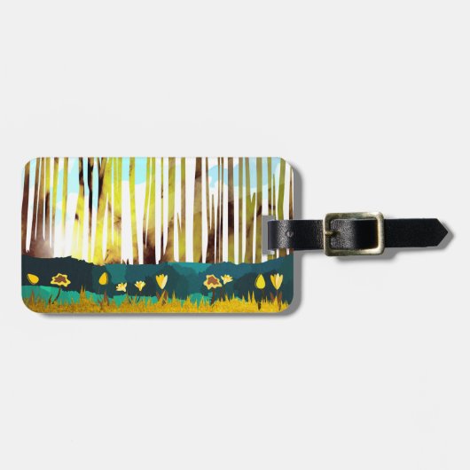 Morning Forest Bagagelabel (Voorkant horizontaal)