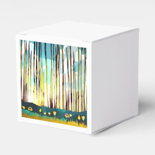 Morning Forest Bedankdoosjes (Voorkant Zijde)