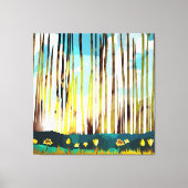 Morning Forest Canvas Afdruk (Voorkant)