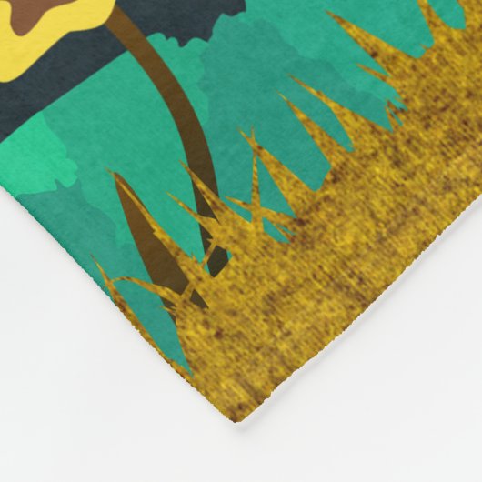 Morning Forest Fleece Deken (Hoek)