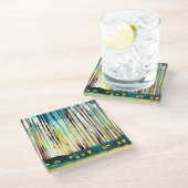 Morning Forest Glazen Onderzetter (Schuin)