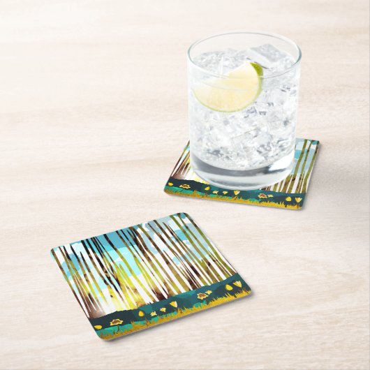 Morning Forest Kartonnen Onderzetters (Insitu)