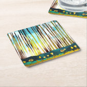 Morning Forest Kartonnen Onderzetters (Schuin)